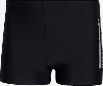 ADIDAS PERFORMANCE Sportbadeshorts 'Mid 3-Stripes' in Schwarz: predná strana