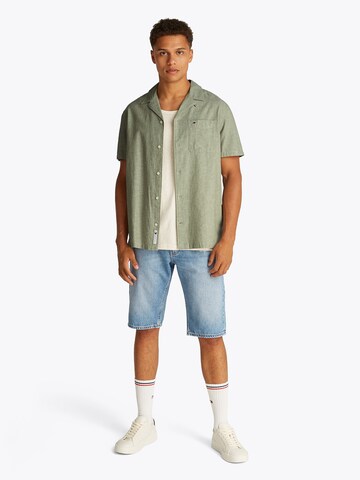zaļš Tommy Jeans Standarta piegriezums Krekls