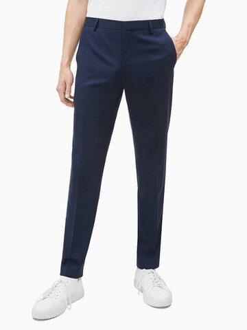 Calvin Klein Slimfit Pantalon in Blauw