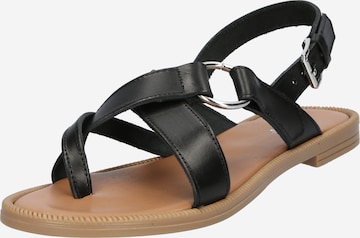 ABOUT YOU Sandalen met riem 'Tamina' in Zwart: voorkant