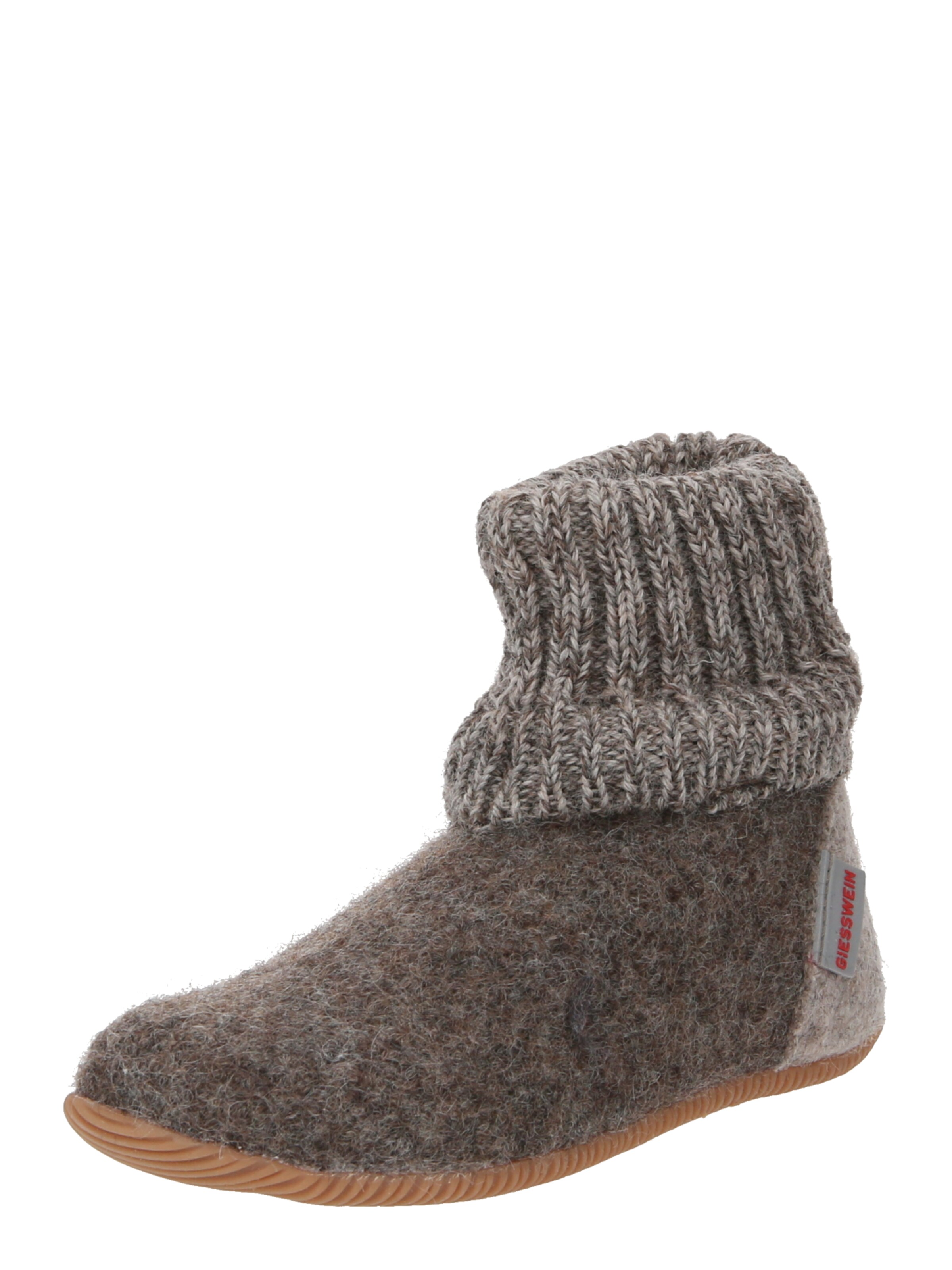 GIESSWEIN Hausschuh 'Wildpoldsried' in Grau: Vorderseite