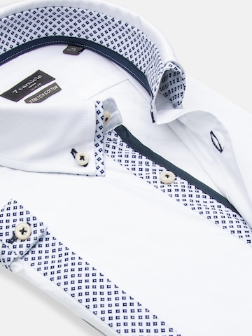 Slim fit Camicia business di 7Camicie in bianco