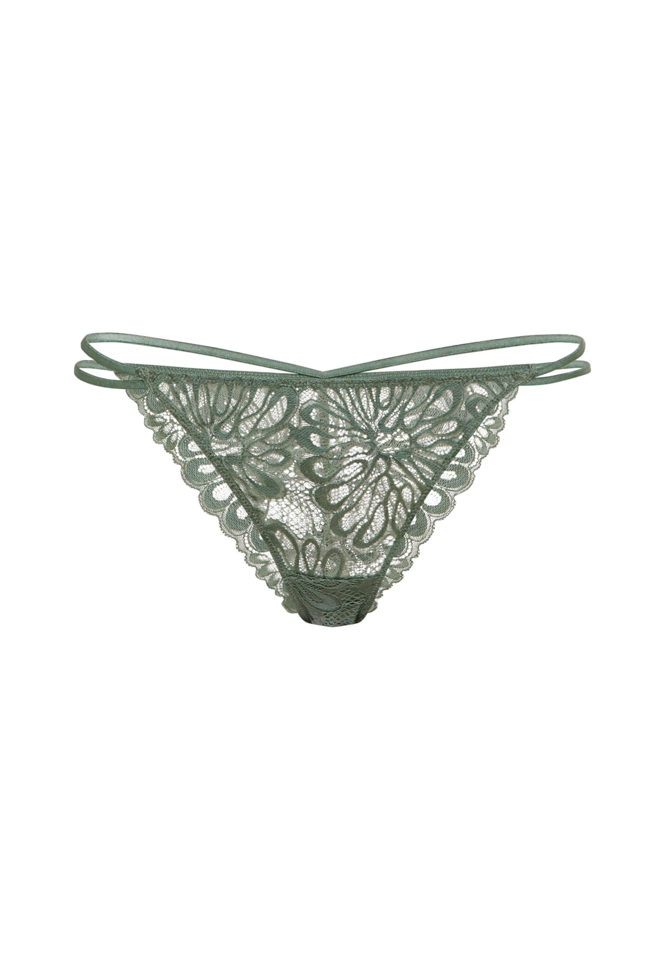 LSCN by LASCANA Стринги в Зеленый: спереди
