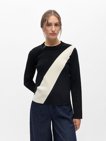 Pullover 'OBJEstra' di OBJECT in nero: frontale