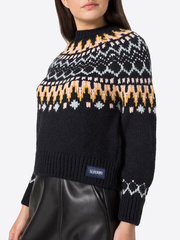 Superdry Pullover 'Fairisle' in Blau