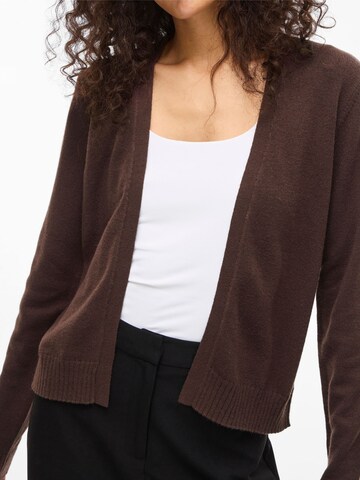 VILA Knit cardigan 'VIRIL' in Brown