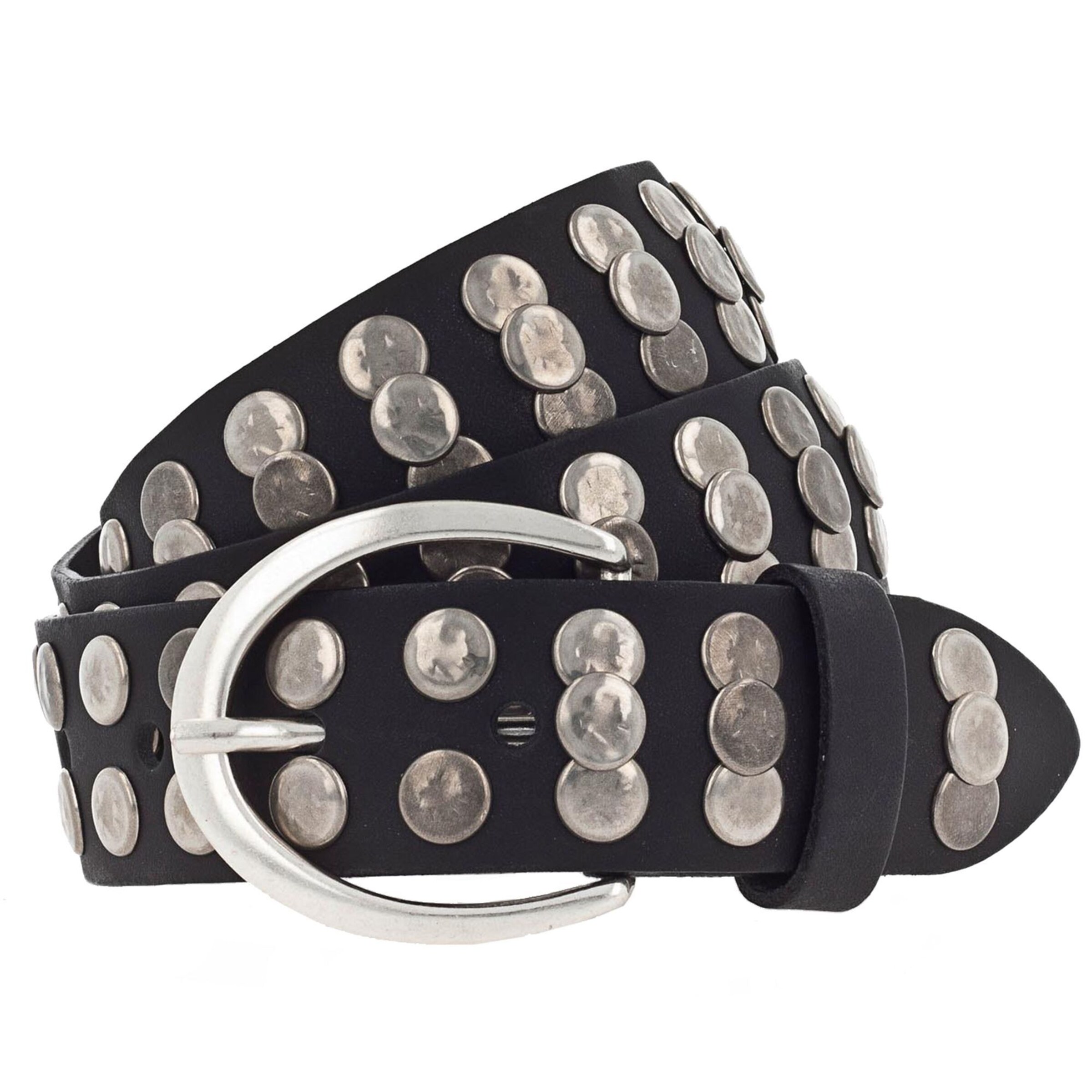 VANZETTI Колан в черно: отпред