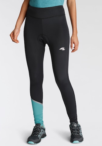 F2 Skinny Athletic Pants in Black: front