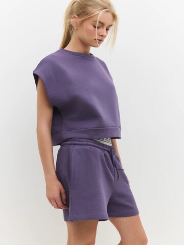 No Matter What Broek in Lila: voorkant