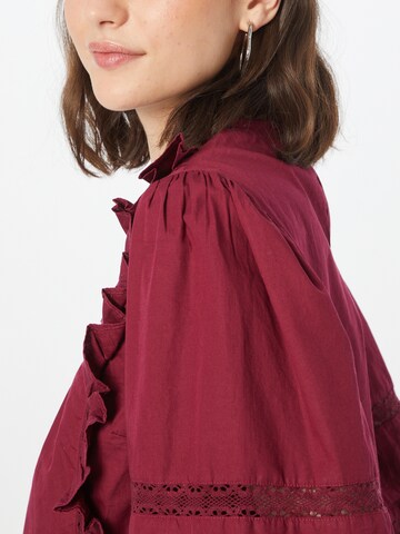 Camicia da donna di Oasis in rosso