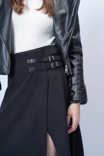 Trend Alaçatı Stili Skirt in 36 in Black, Item view