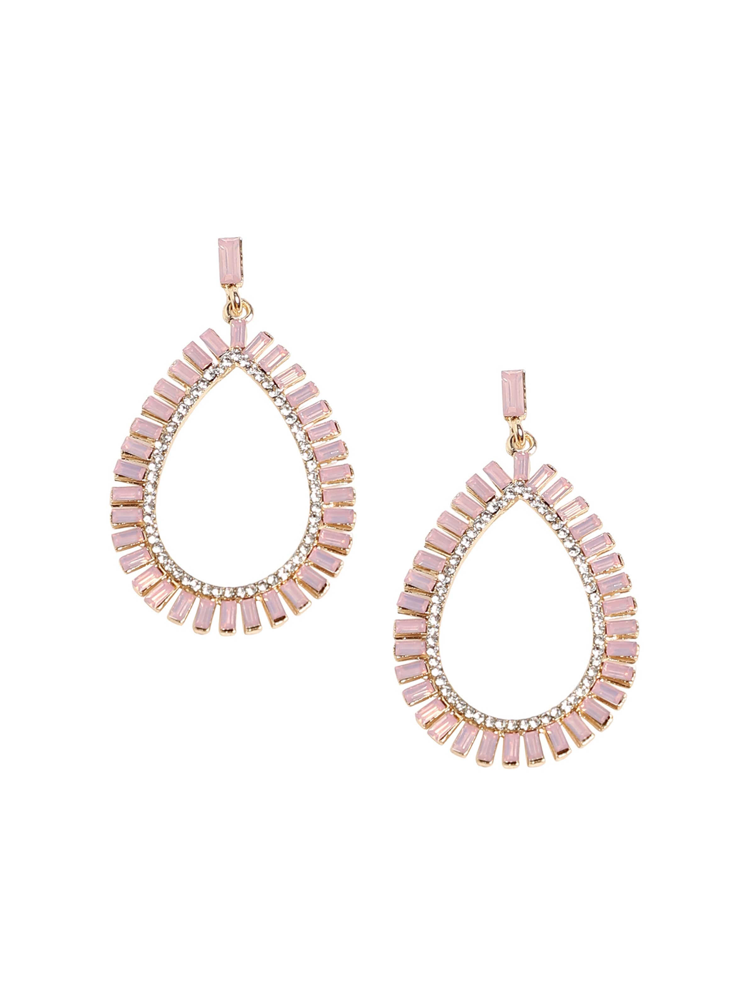 SOHI Kolczyki ' Reshmi ' w kolorze różowy: przód