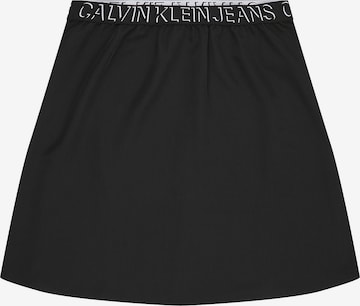 Calvin Klein Jeans Rock in Schwarz: front