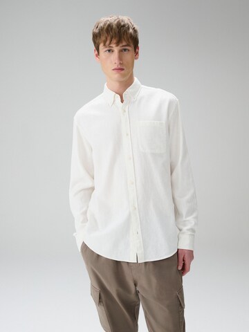 Next Regular fit Πουκάμισο σε λευκό: μπροστά
