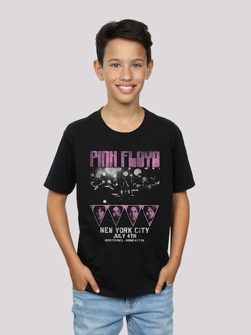 T-Shirt 'Pink Floyd Tour NYC' F4NT4STIC en noir : devant