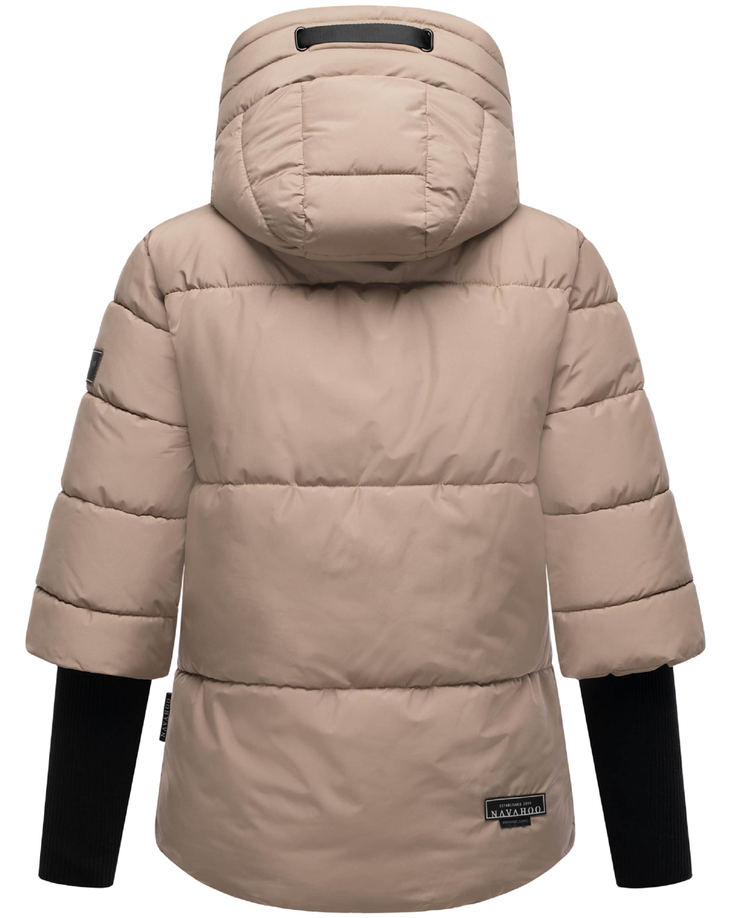NAVAHOO Winter jacket 'Lotusherz XIV' in Brown