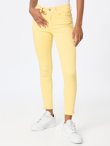 Skinny Jean 'Blush' ONLY en jaune : devant