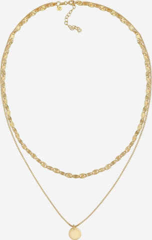 ELLI PREMIUM Necklace 'Valentino' in Gold: front