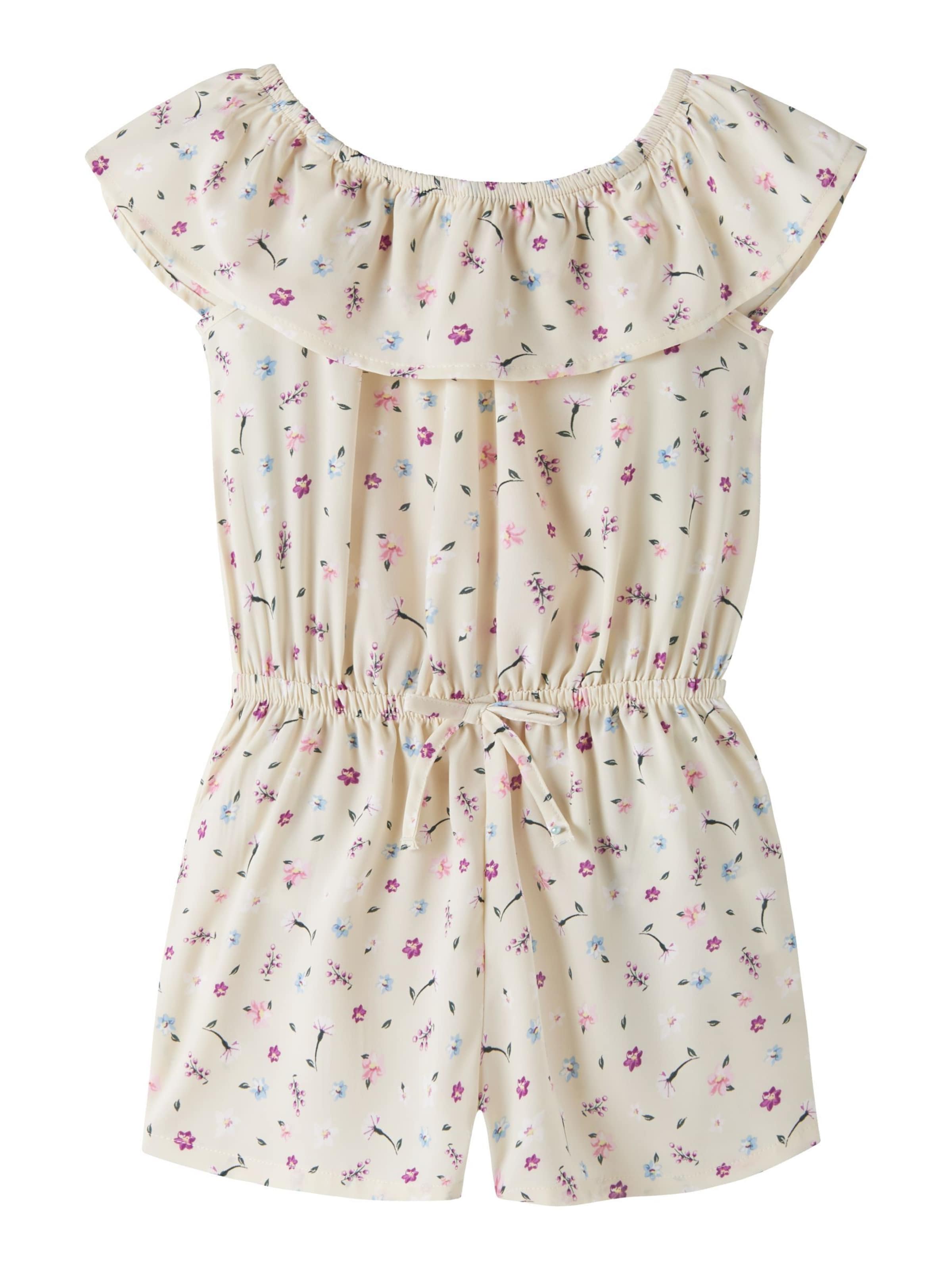 NAME IT Overall in White: front