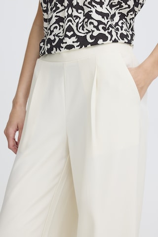 Loosefit Pantalon ICHI en blanc