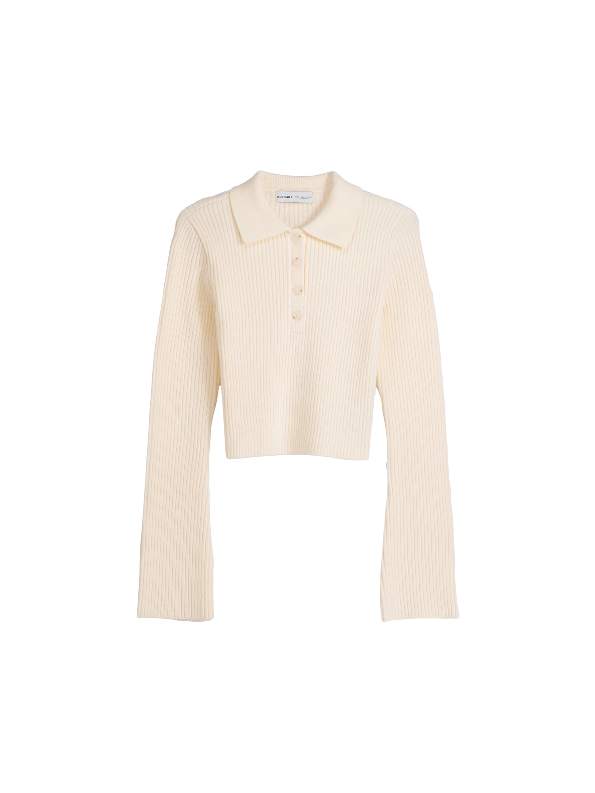 Bershka Sweater in Beige: front