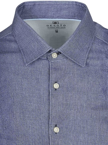 Coupe slim Chemise DESOTO en bleu