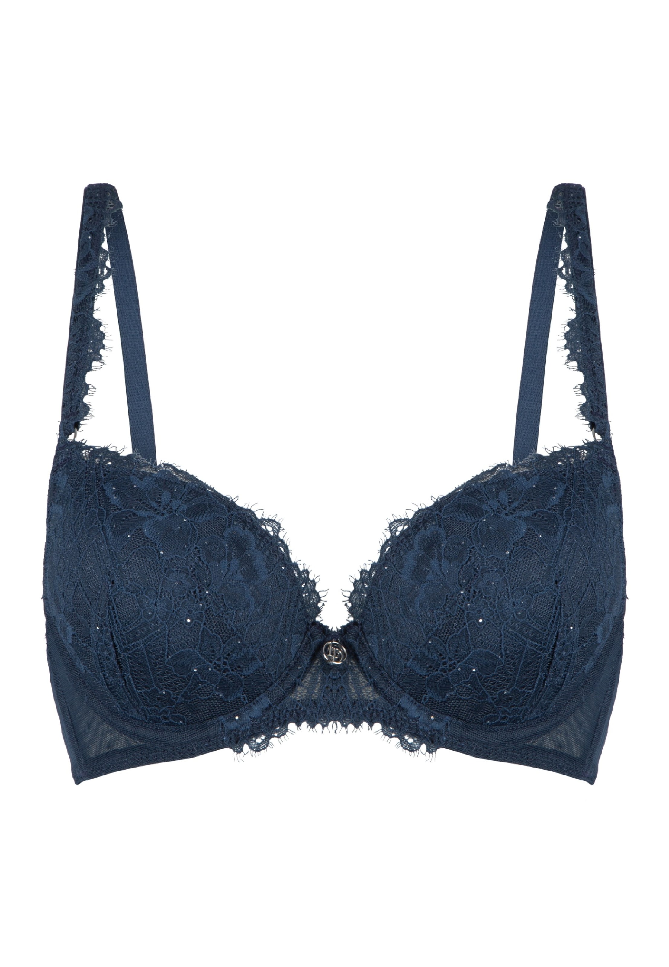 Push-up Soutien-gorge LingaDore en bleu : devant