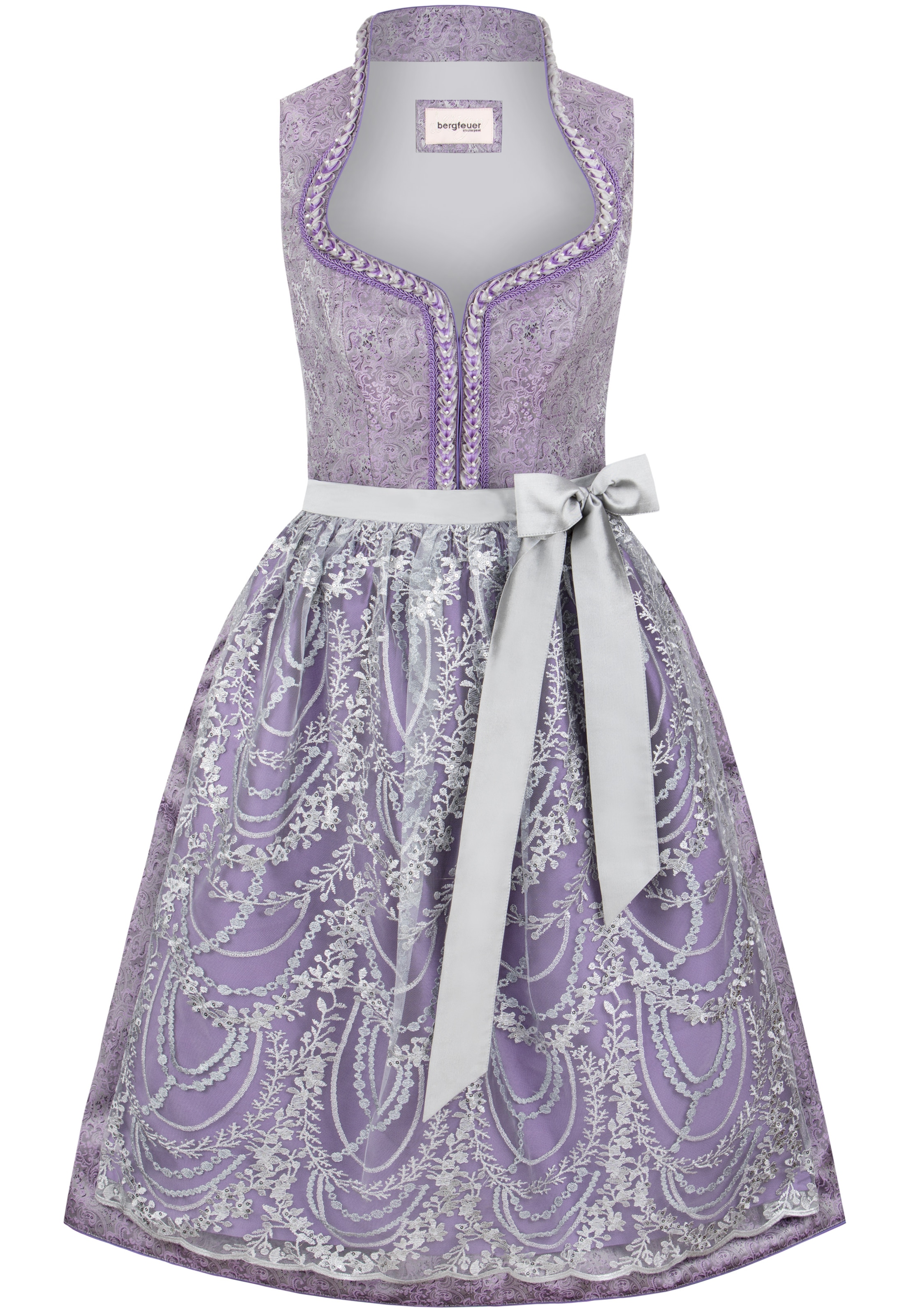 STOCKERPOINT Dirndl 'Nadira' in Lila: voorkant