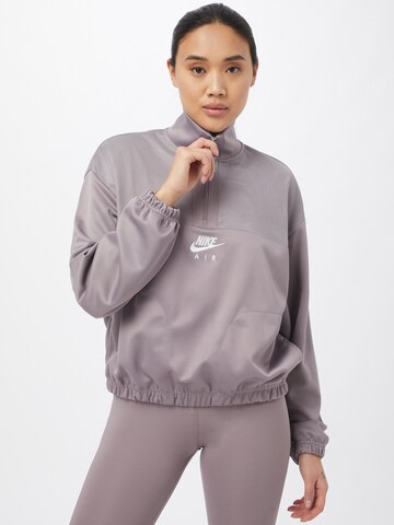 Sweat-shirt Nike Sportswear en violet : devant