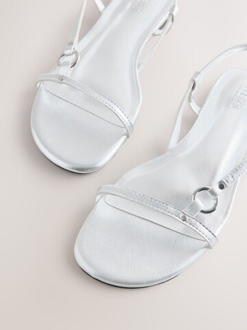 Next Sandalen met riem 'Forever Comfort' in Zilver