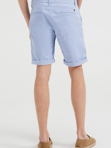 WE Fashion Slimfit Chino kalhoty – modrá