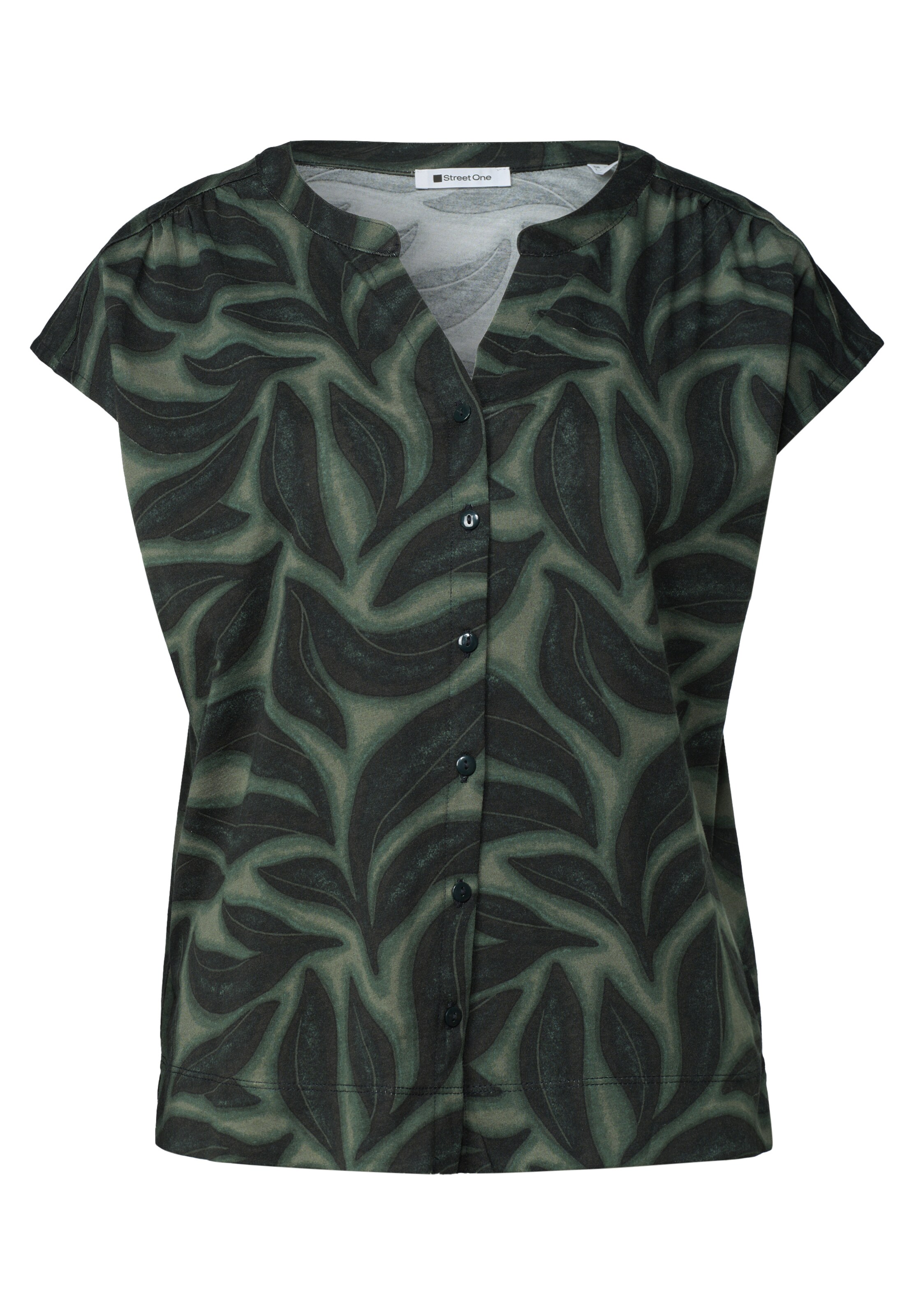 STREET ONE Blouse in Green: front