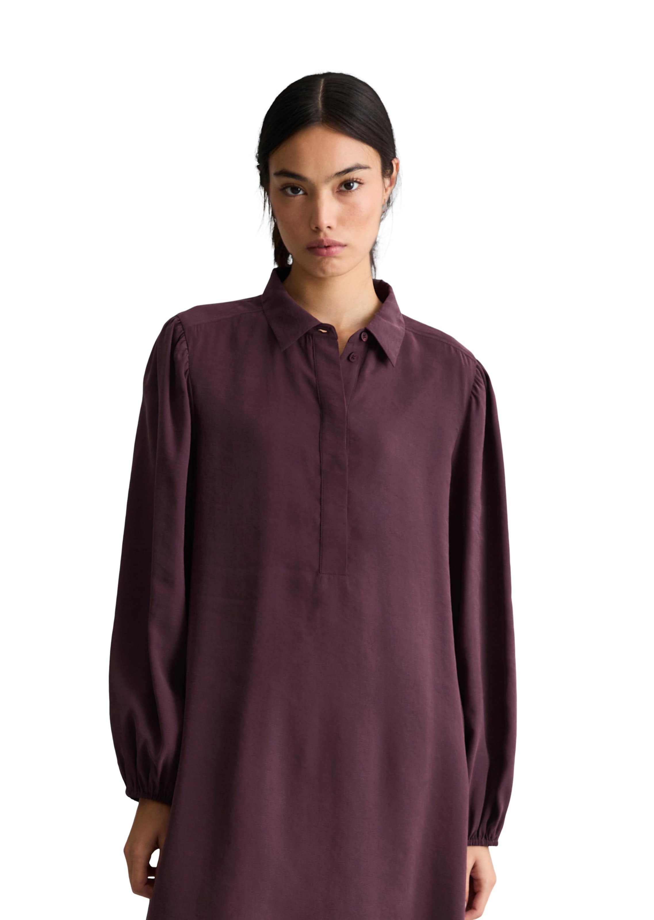 Marc O'Polo DENIM Jurk in Rood: voorkant