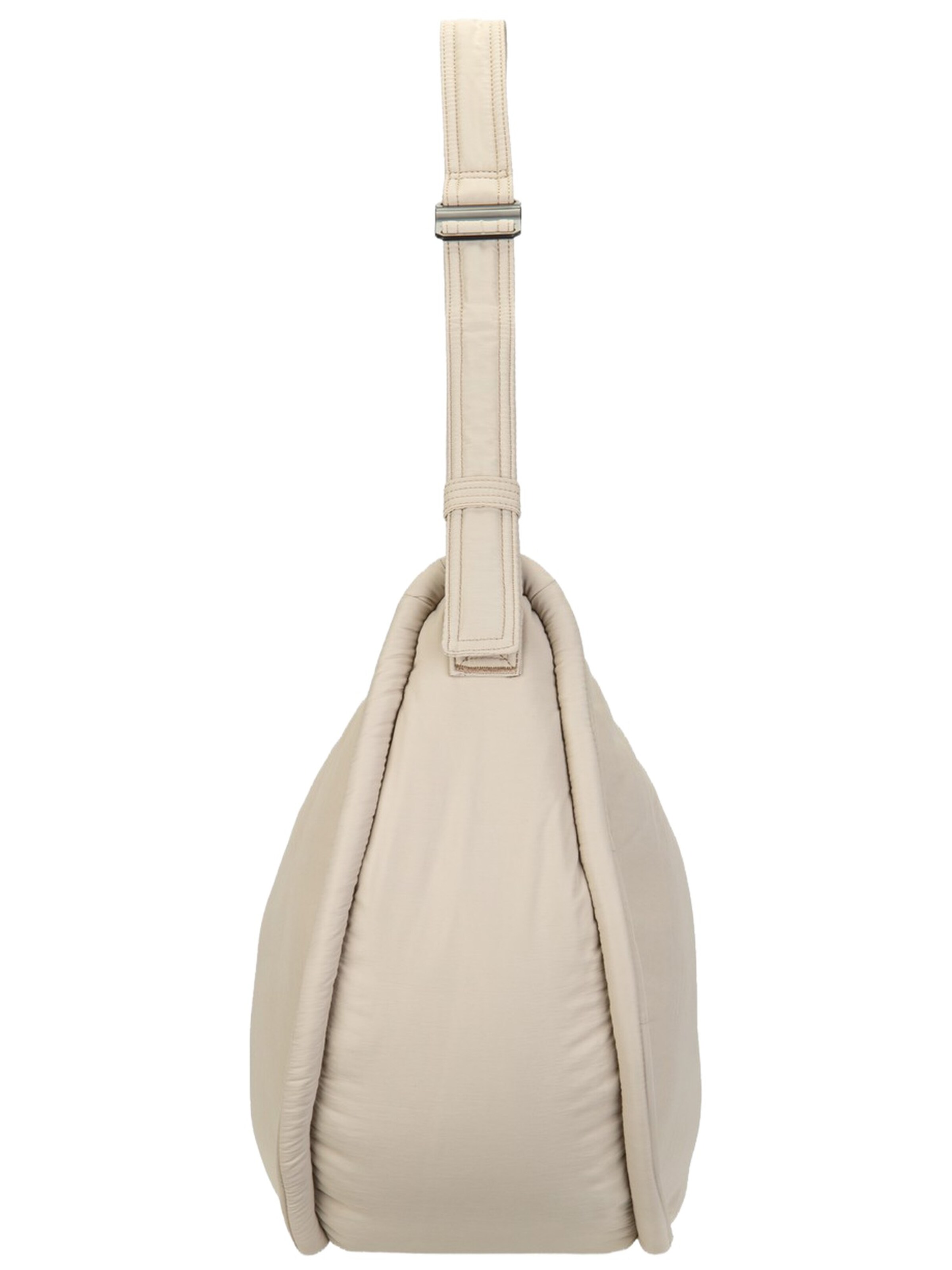 SANDQVIST Shoulder Bag ' Curve Half Moon ' in Beige
