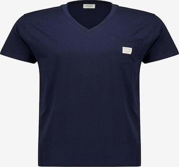 T-Shirt ' VASITO ' Deeluxe en bleu : devant