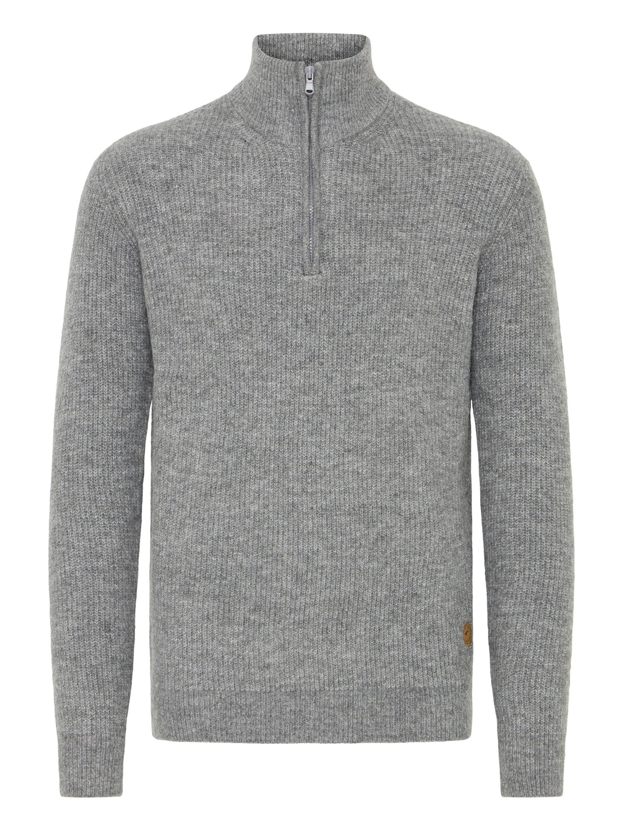 INDICODE JEANS Troyer ' IDBratram ' in Grau: Vorderseite