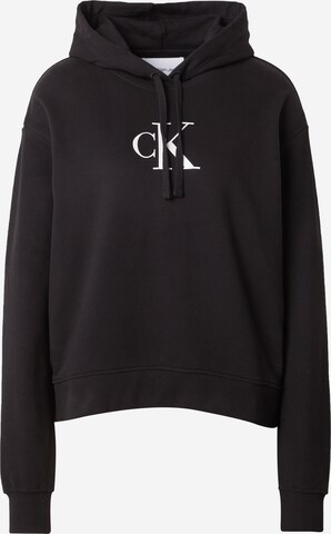 Calvin Klein Jeans Sweatshirt in Schwarz: predná strana