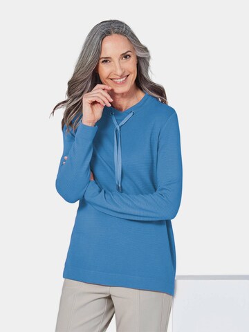 Sweat-shirt Goldner en bleu : devant