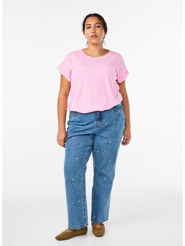 Zizzi Shirt 'MKatja' in Roze