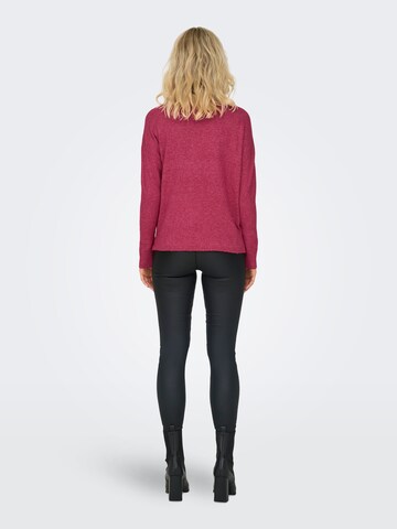 ONLY Sweter 'ONLRICA' w kolorze różowy