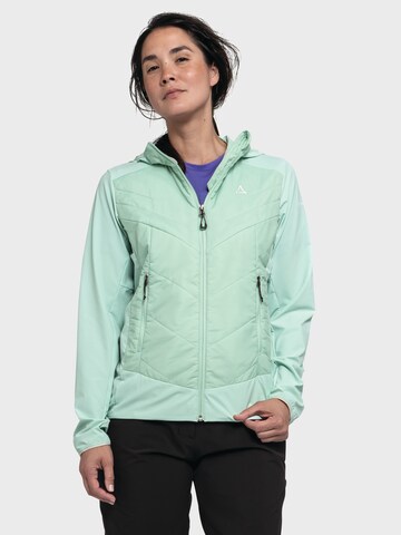 Schöffel Outdoor jacket 'Hybrid' in Green: front