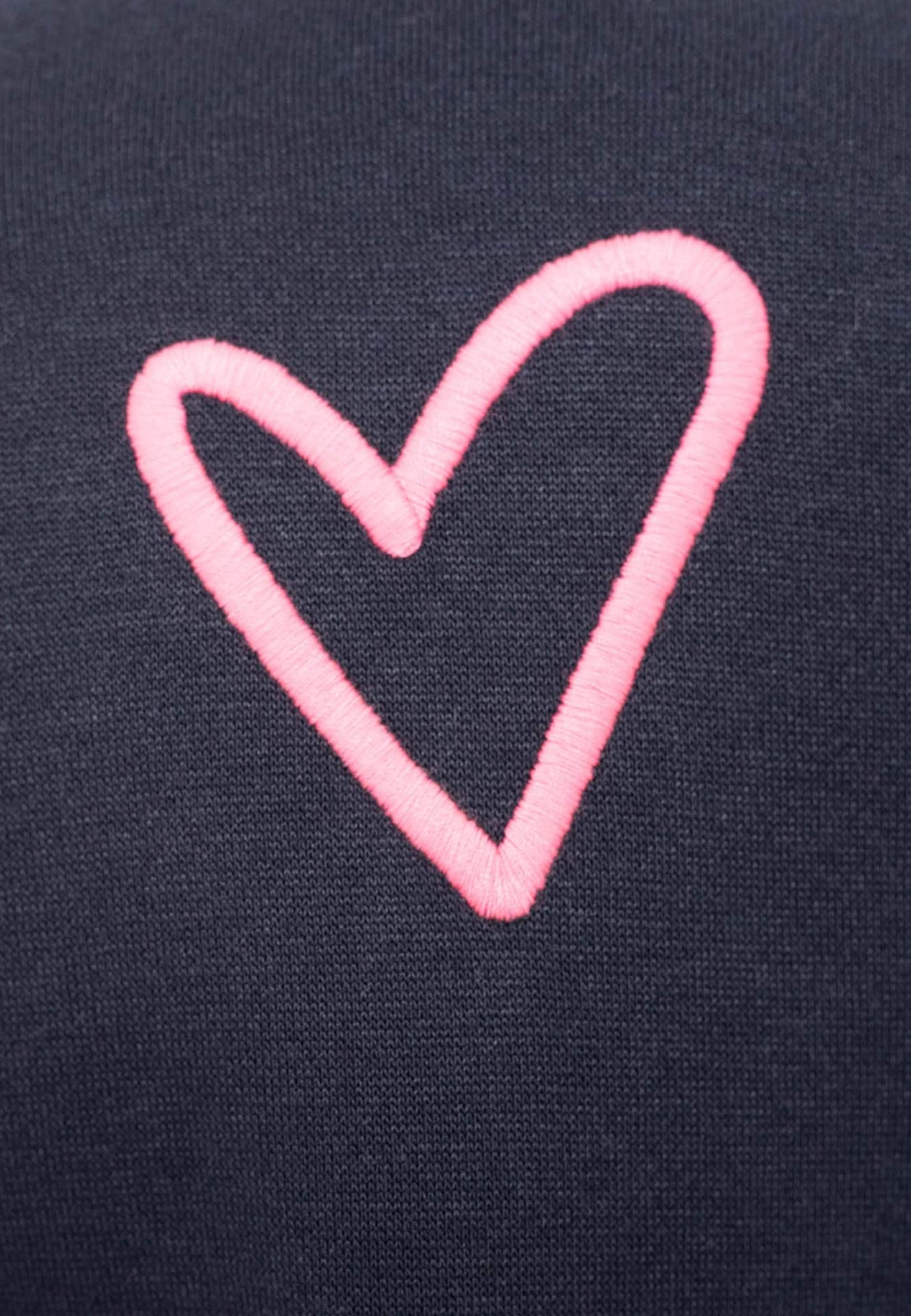 Zwillingsherz Sweatshirt in Blauw