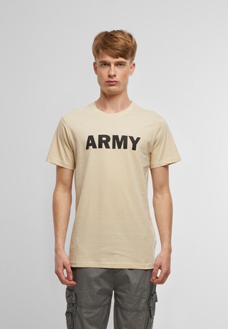 Brandit Póló 'Army' - bézs: elől