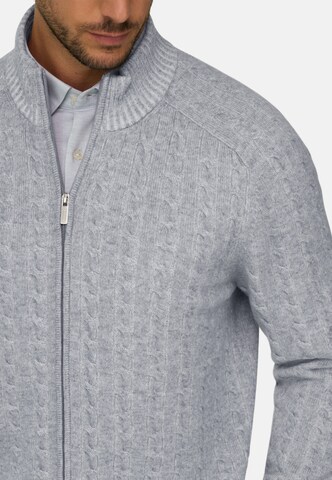 Boggi Milano Gebreid vest in Grijs