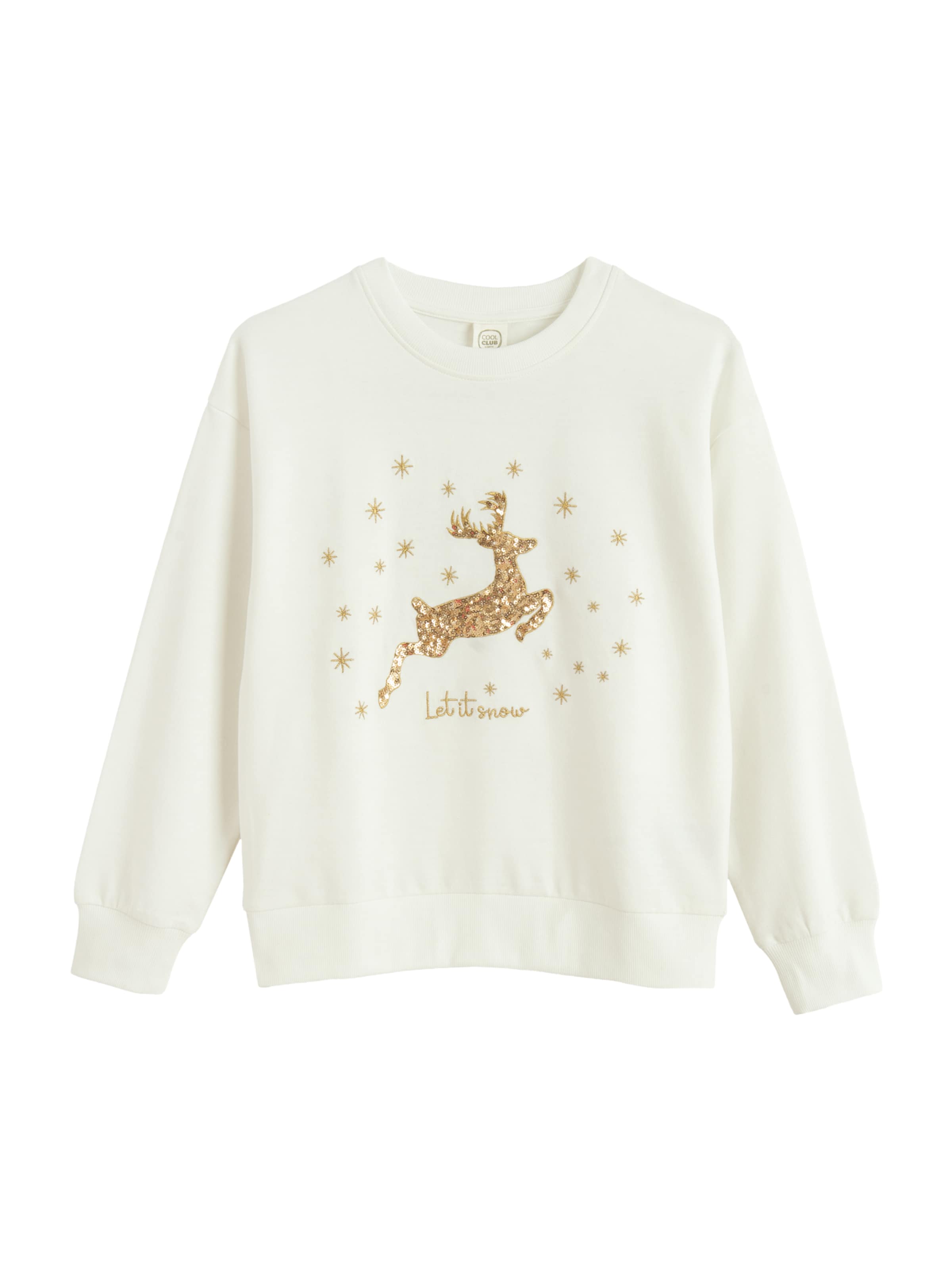 balta Cool Club Megztinis be užsegimo: priekis