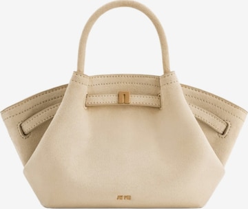 balta JW PEI Pirkinių krepšys 'JW PEI Cabas / Shopping Hana Mini Faux Suede Off White': priekis