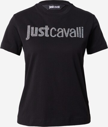 Maglietta di Just Cavalli in nero: frontale