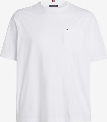 Tommy Hilfiger Big & Tall Shirt in White: front