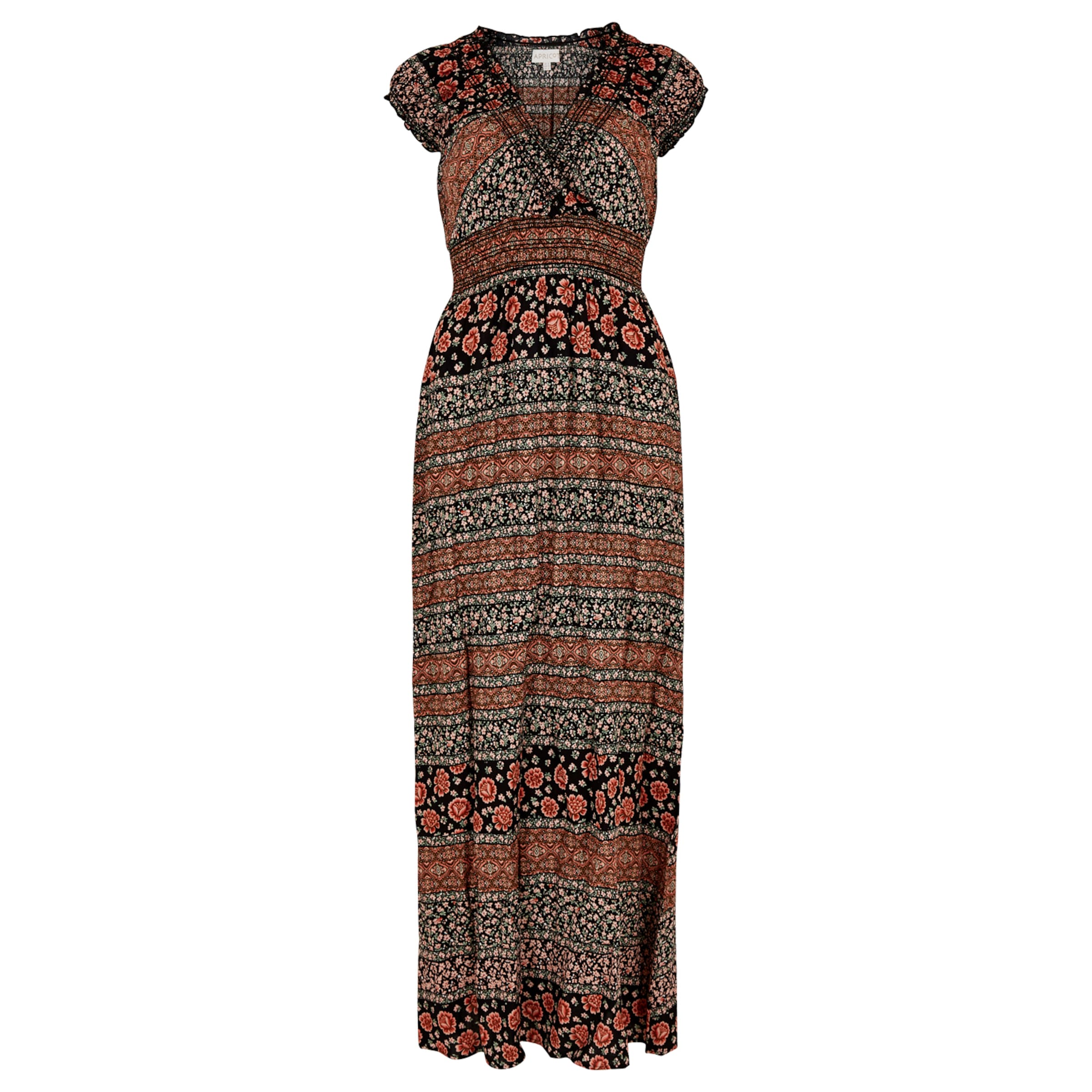 Apricot Kleid in Braun: Vorderseite