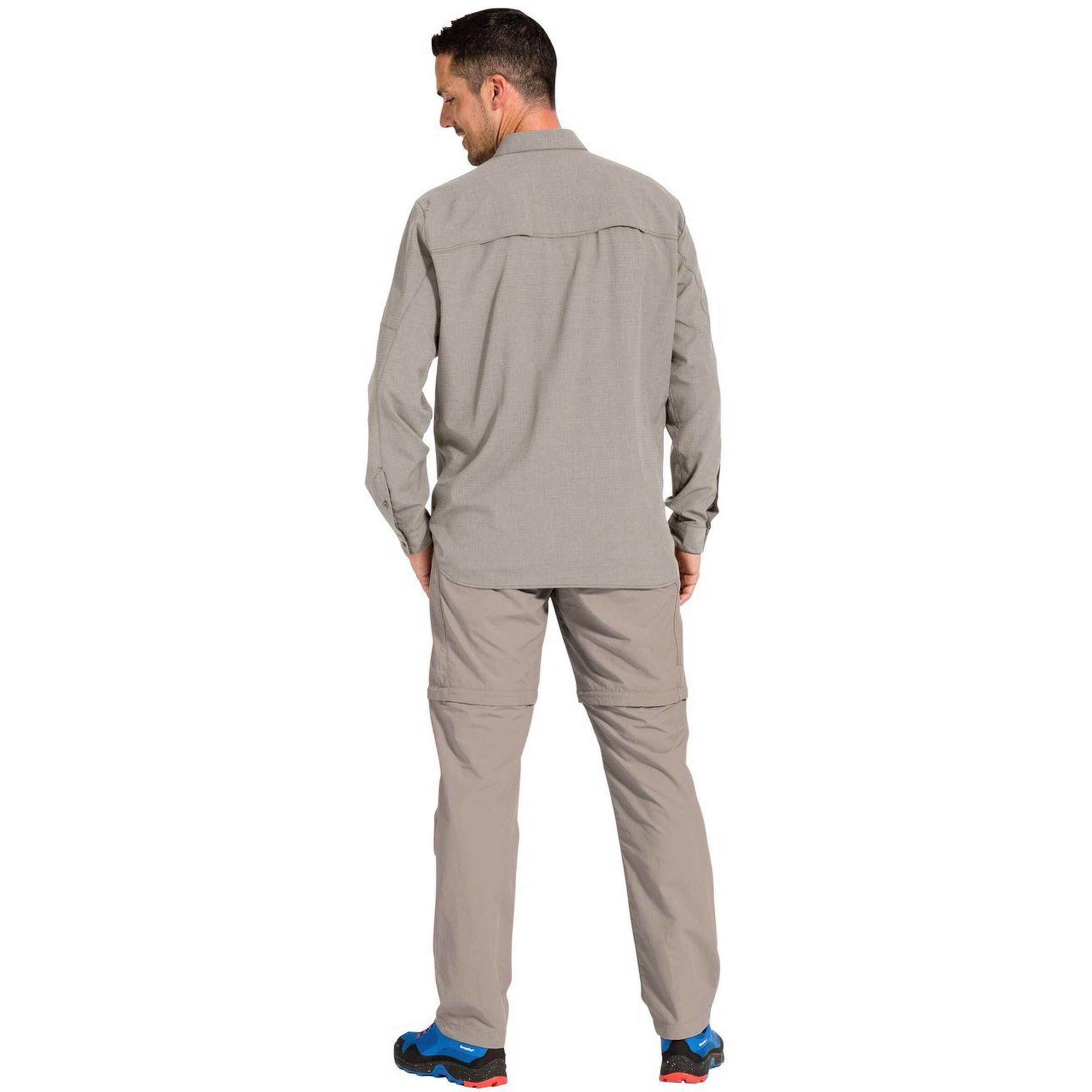 VAUDE Regular Outdoor trousers 'Farley ZO V' in Beige